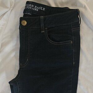 American Eagle - dark wash - super stretch jegging - size 14